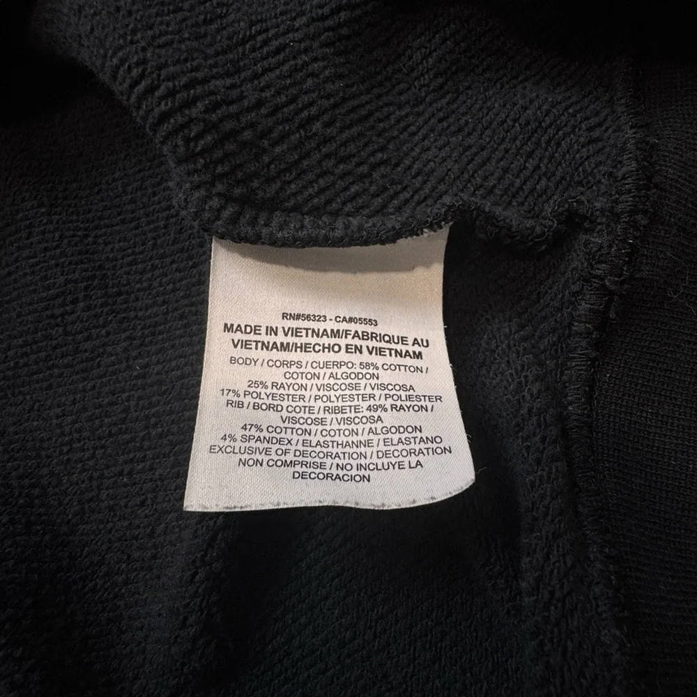 Nike Woman’s Sportswear Rally Metallic Clash Cropped Hoodie Black Size Medium